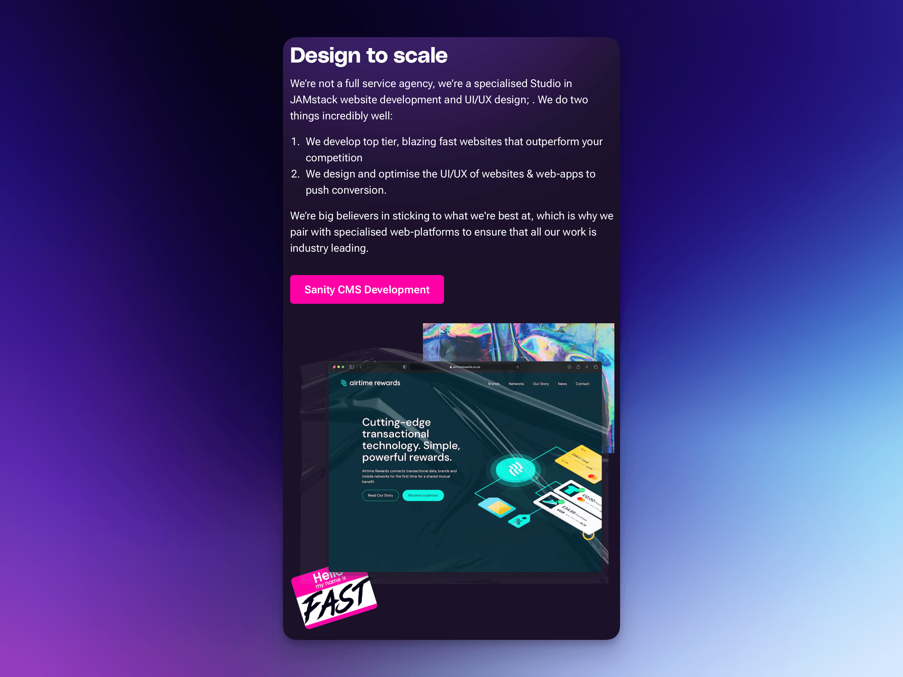 Image on mobile screens